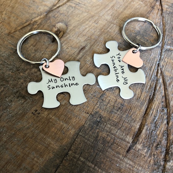 You are my Sunshine Keychains Stainless Steel - Picture 2 of 3